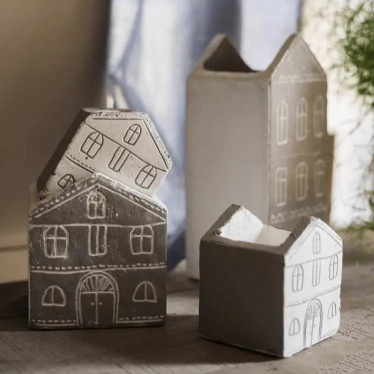 TinyHome Clay Planters by RusticReach