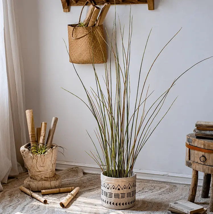 Artificial Faux Rough Horsetail Plant Long Stem 54" Tall by RusticReach