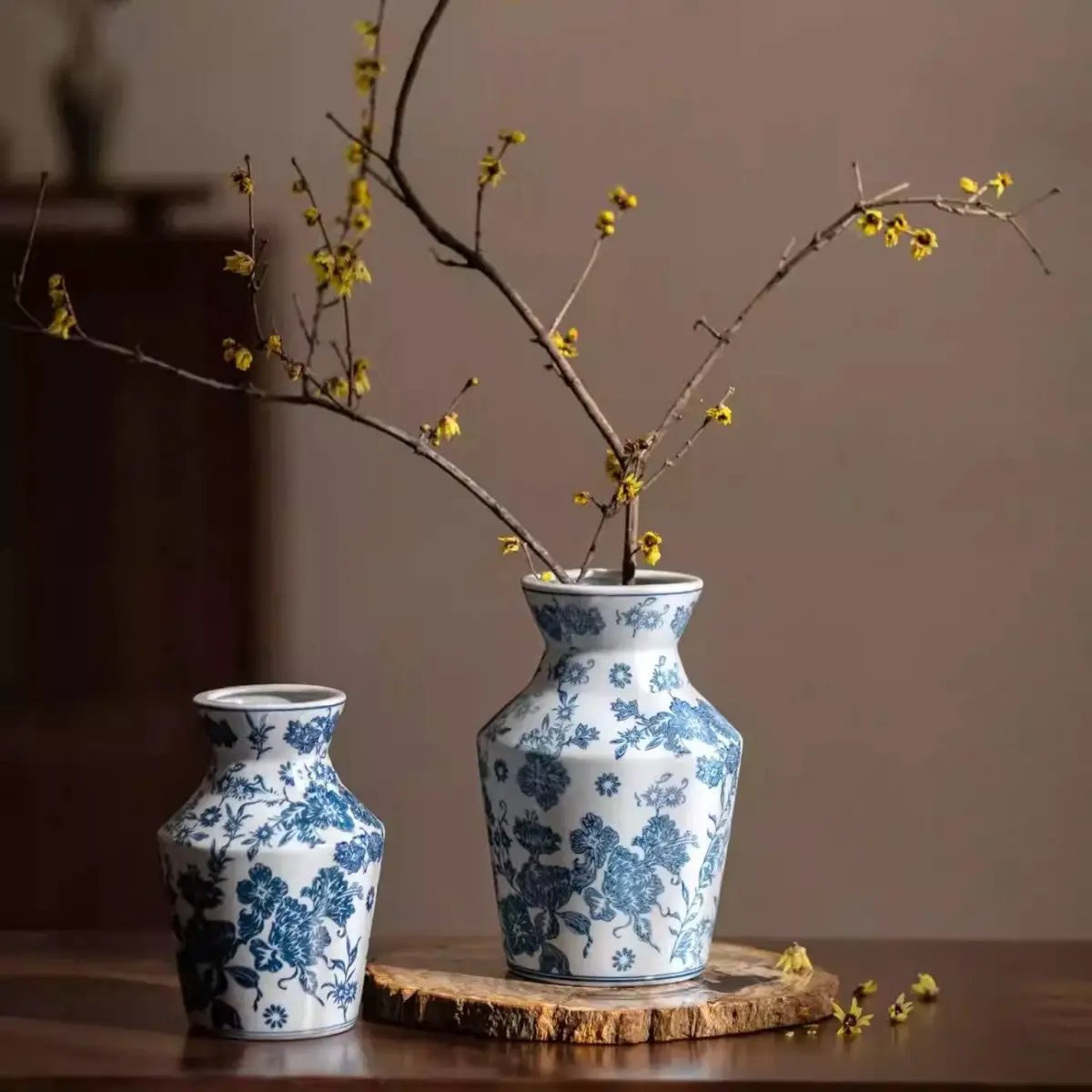Indigo Porcelain Vase by RusticReach