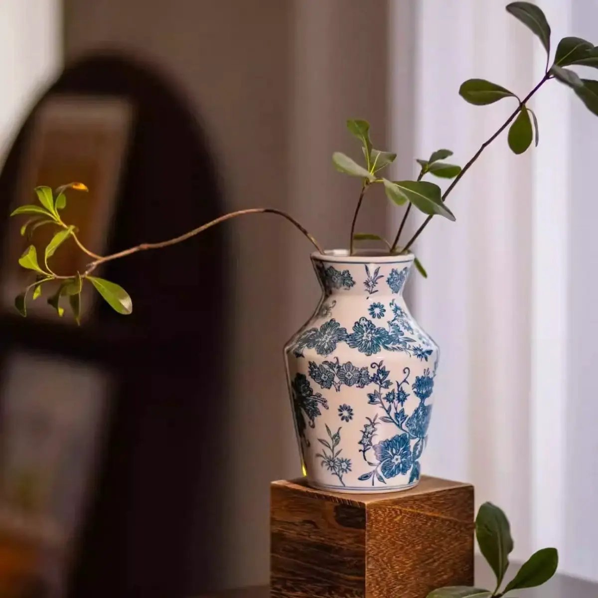 Indigo Porcelain Vase by RusticReach
