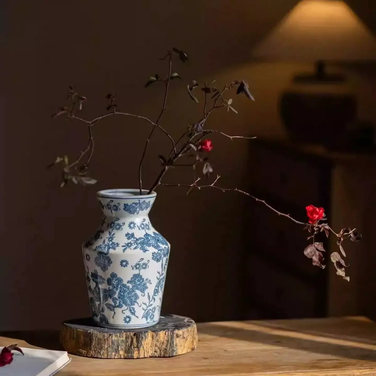 Indigo Porcelain Vase by RusticReach