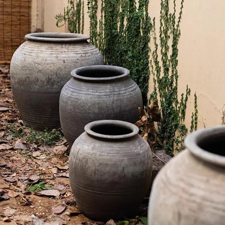 Large Antique Ceramic Pot by RusticReach