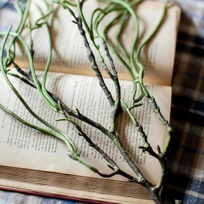 Artificial Faux Let Fall Plant Stem 29" Tall by RusticReach