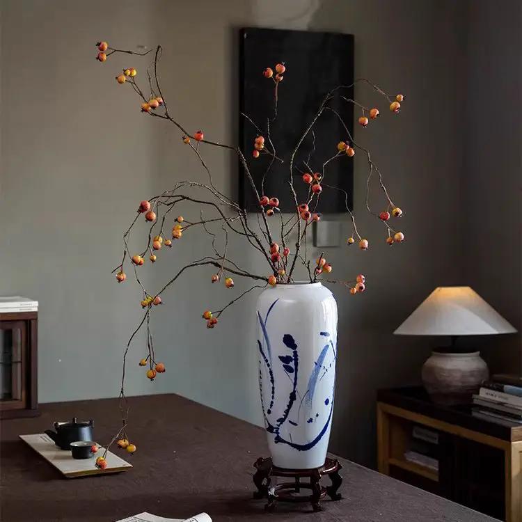 Leafless Berry Branch Stem 45.2" Tall by RusticReach