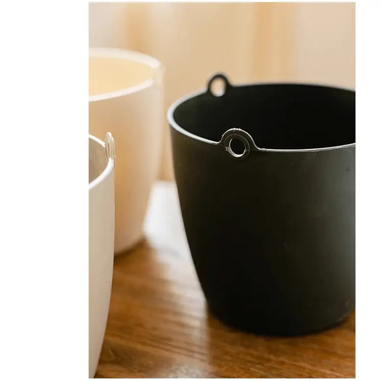 Modern Resin Hanging Planter for Artificial Plants by RusticReach