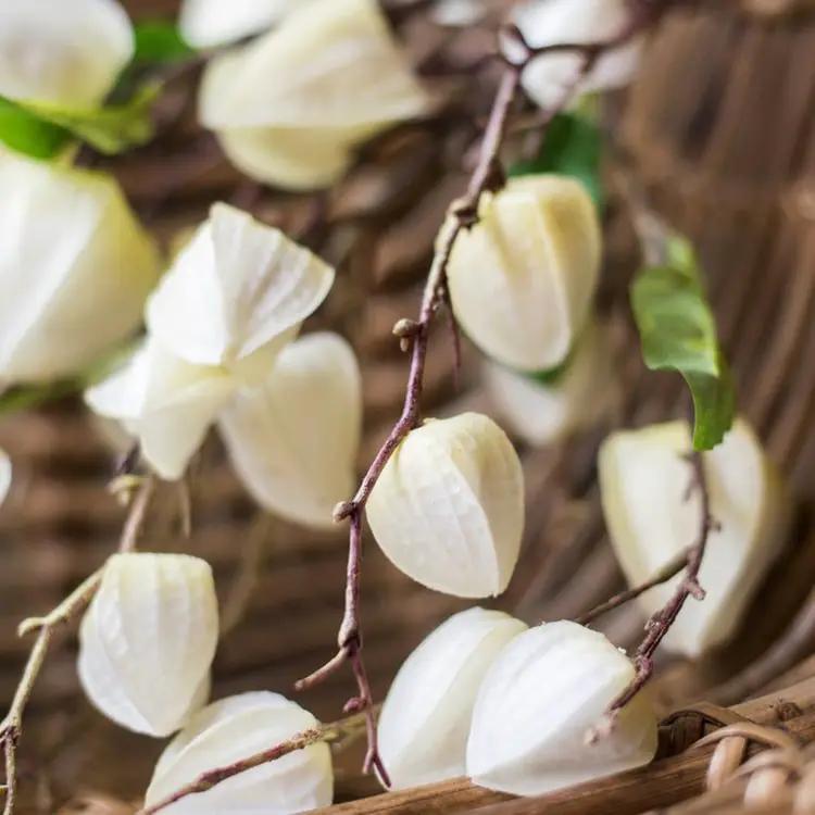 Artificial Makino Fruit Stem in White 39" Tall by RusticReach