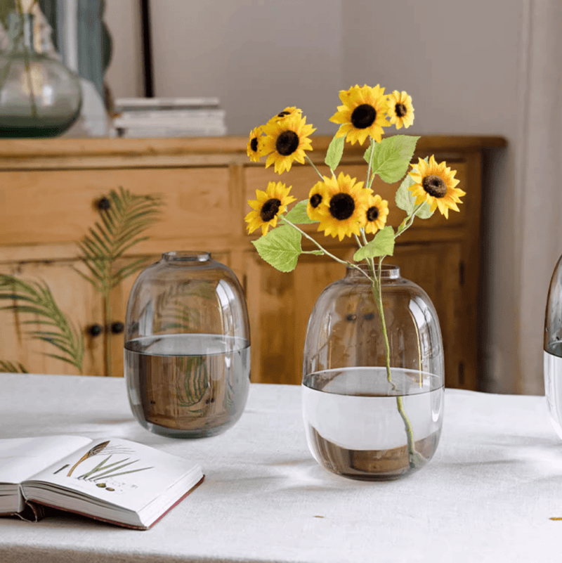 Modern Clear Glass Vase by RusticReach