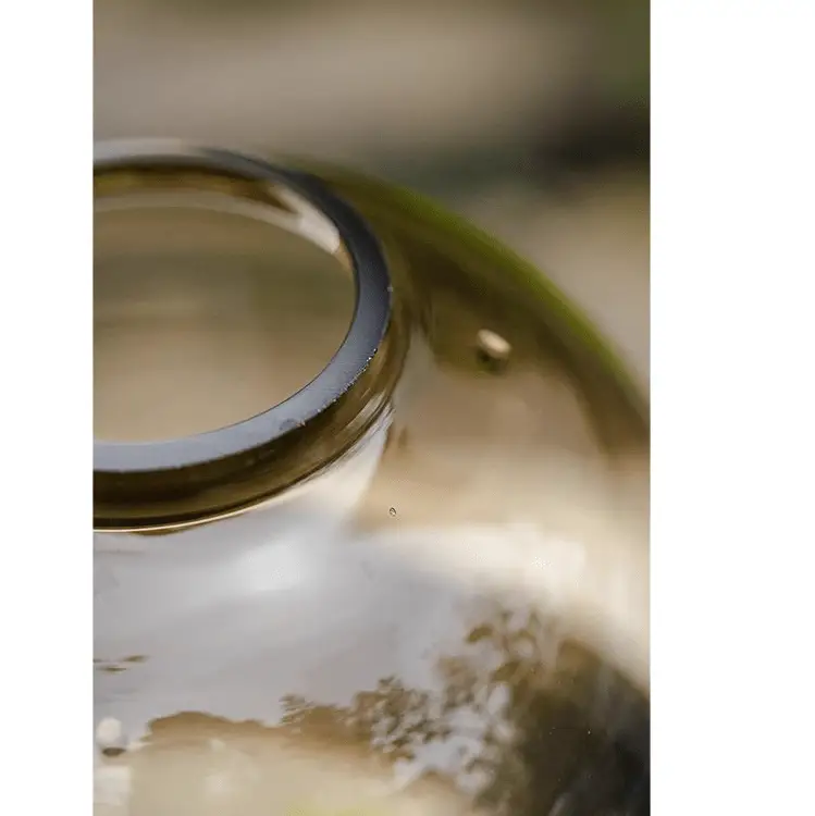Modern Clear Glass Vase by RusticReach