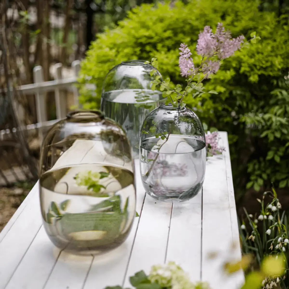 Modern Clear Glass Vase by RusticReach