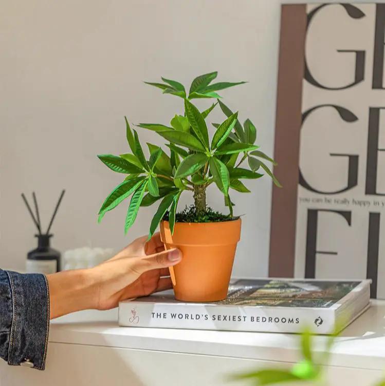 Mini Faux Potted Green Plant by RusticReach