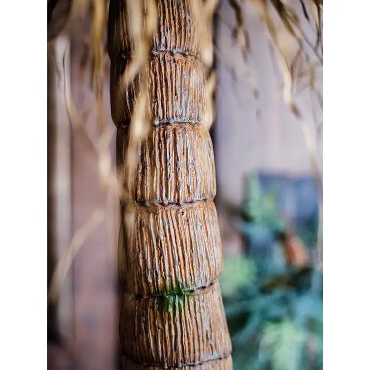 Moroccan Artificial Palm Tree In Pot by RusticReach