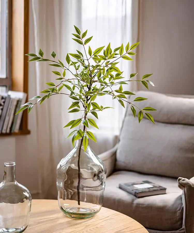Green Nandina Leaf Stem by RusticReach