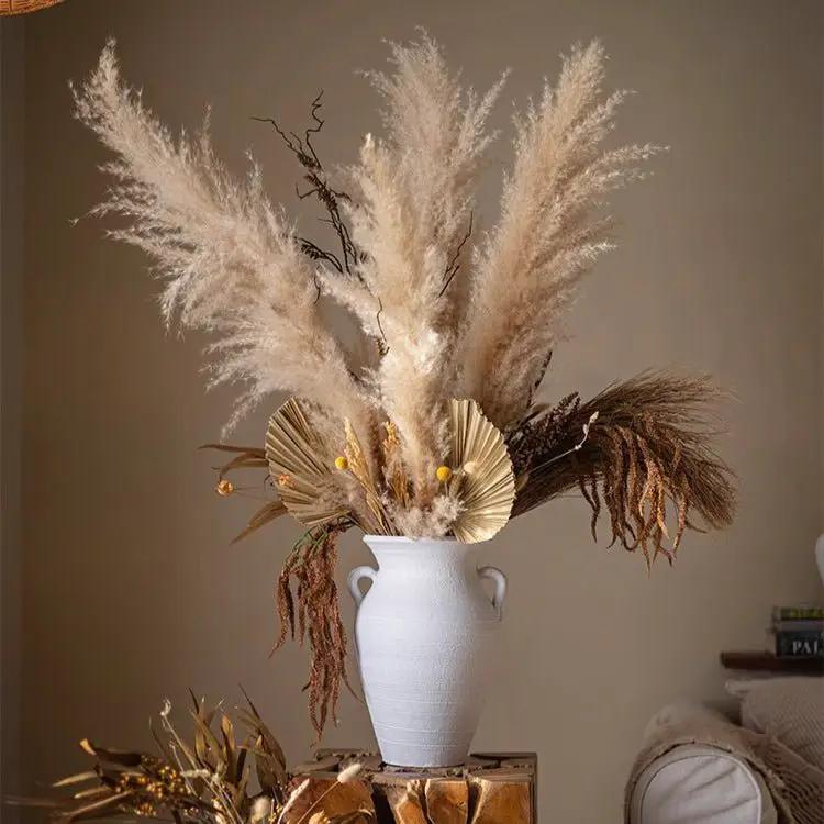 Natural Reed Stem 10 Stem Set 51" Tall by RusticReach