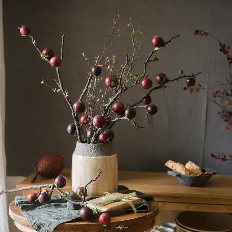 Artificial Passion Fruit Stem 37" Tall Silk Plant by RusticReach