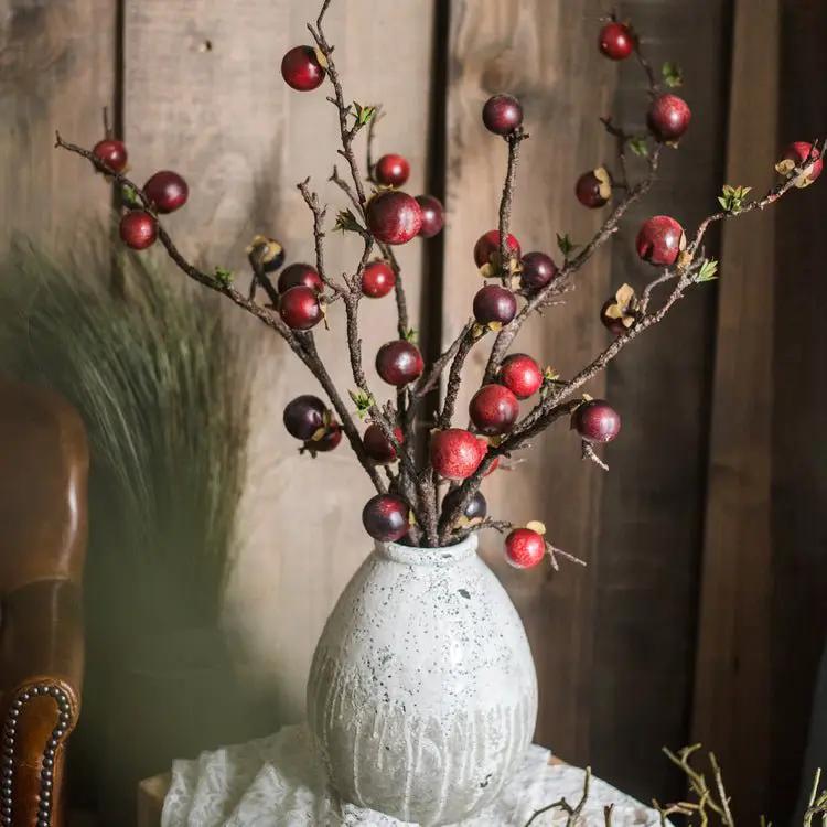 Artificial Passion Fruit Stem 37" Tall Silk Plant by RusticReach