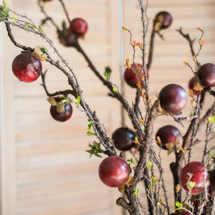 Artificial Passion Fruit Stem 37" Tall Silk Plant by RusticReach