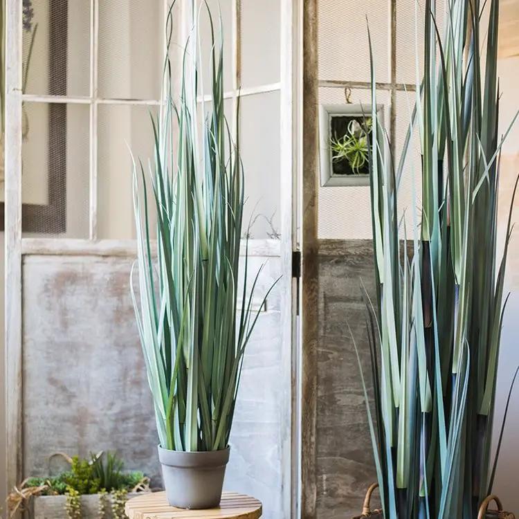 Artificial Bamboo Grass Potted Plant Faux by RusticReach
