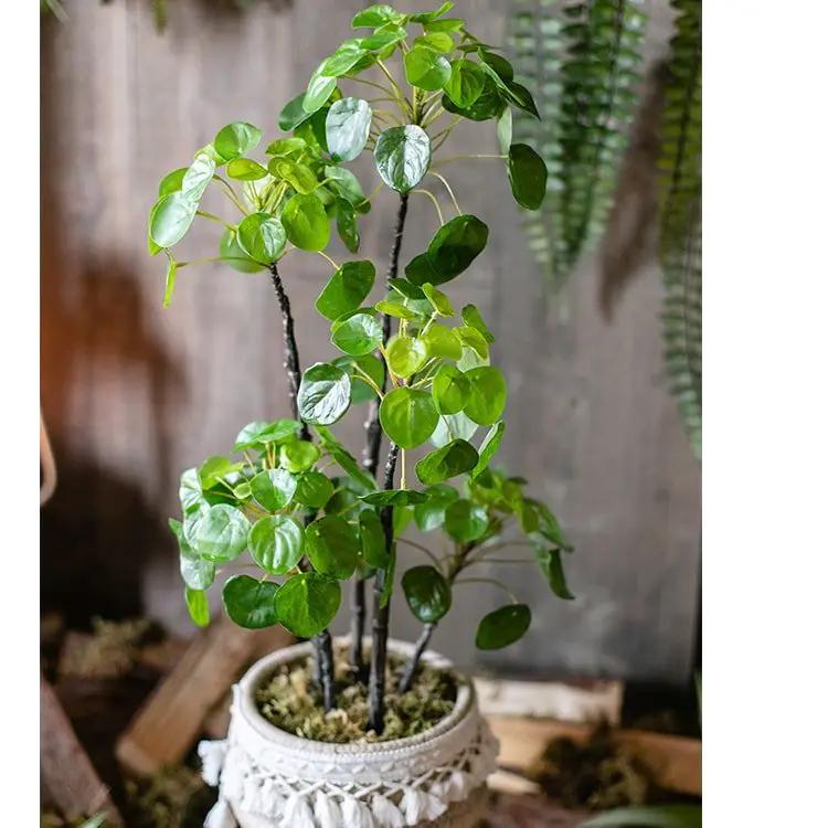 Artificial Potted Pilea Plant 26" Tall by RusticReach
