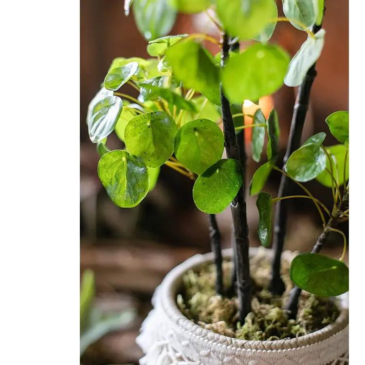 Artificial Potted Pilea Plant 26" Tall by RusticReach