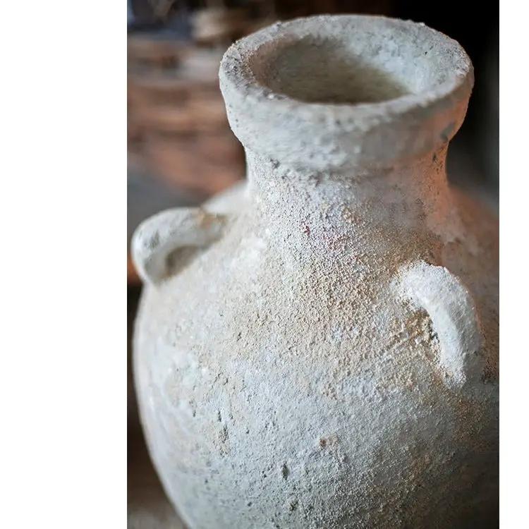 Pottery Stoneware Vase Zen Style Pottery for Dried Flowers by RusticReach