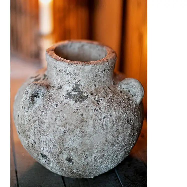 Pottery Stoneware Vase Zen Style Pottery for Dried Flowers by RusticReach