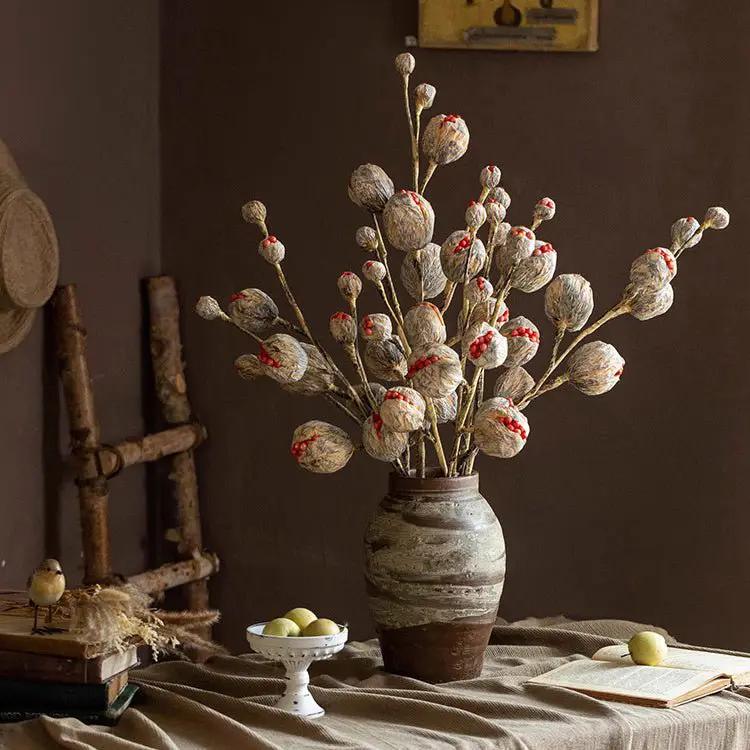 Rustic Dried Pot Stem 41" Tall by RusticReach