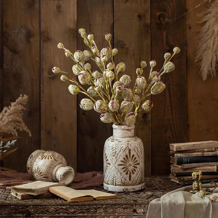 Rustic Dried Pot Stem 41" Tall by RusticReach