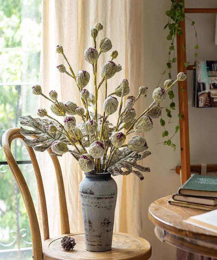 Rustic Dried Pot Stem 41" Tall by RusticReach