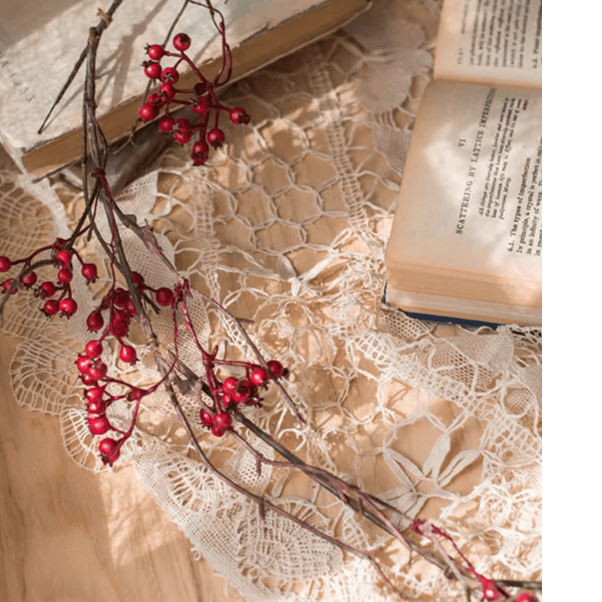 Rustic Artificial Red Berry Vine 63" Long by RusticReach