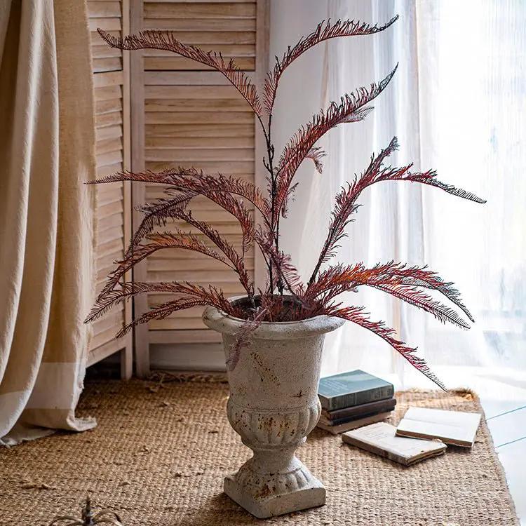 Tall Artificial Fern Leaf Stem 48" Faux by RusticReach