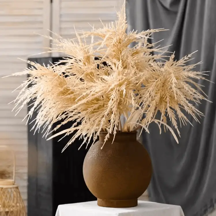 Artificial Elegant Reed Grass Stem 39" Tall by RusticReach