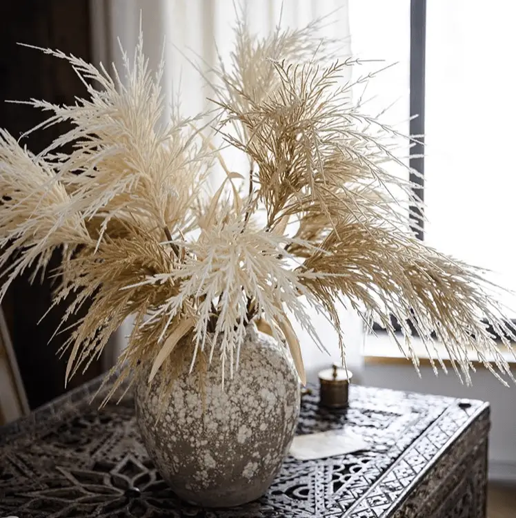 Artificial Elegant Reed Grass Stem 39" Tall by RusticReach