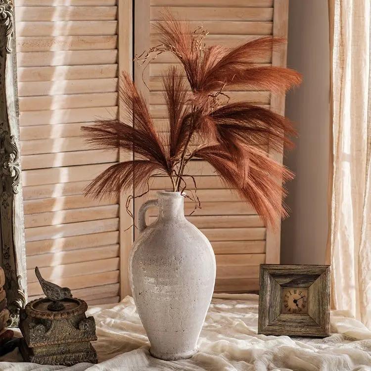 Faux Plant Reed Grass Stem In Various Colors 30" Tall by RusticReach