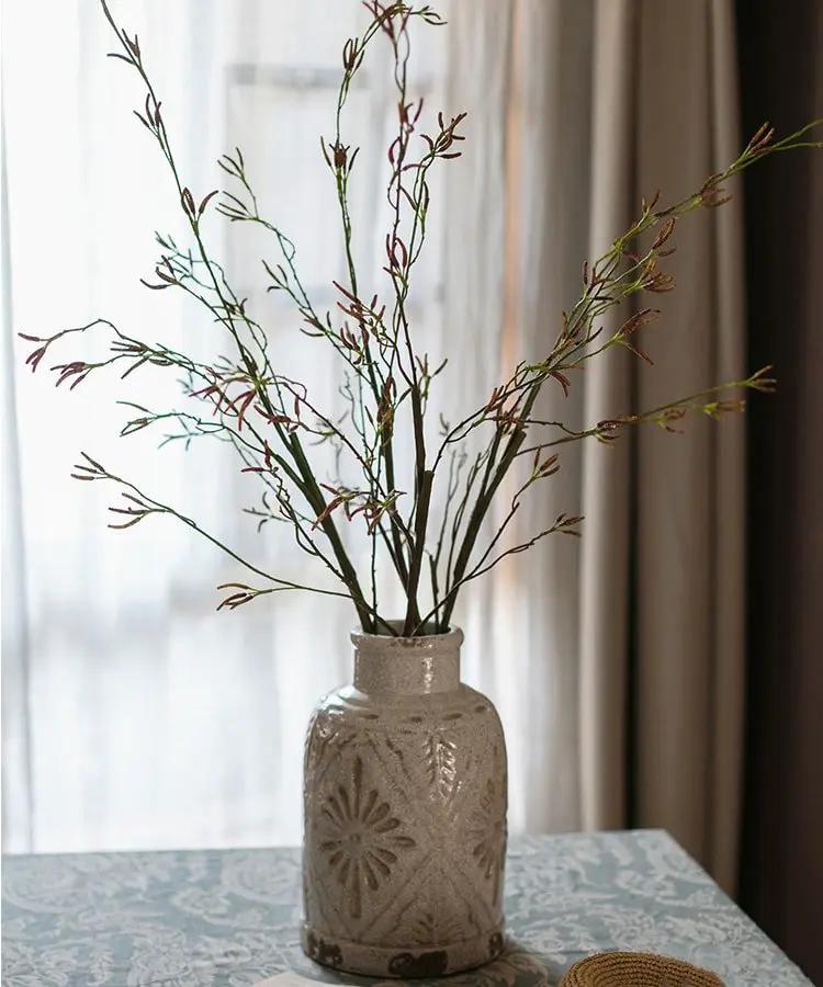 Artificial Japanese Zen Style Sedge Faux Stem 51.9" Tall by RusticReach