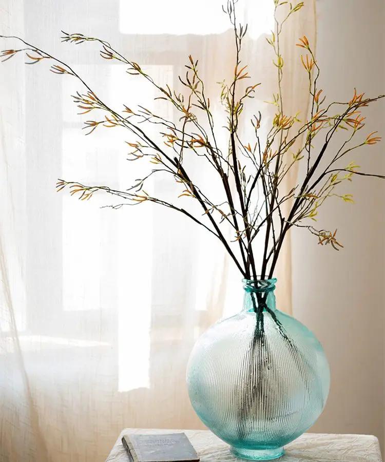 Artificial Japanese Zen Style Sedge Faux Stem 51.9" Tall by RusticReach