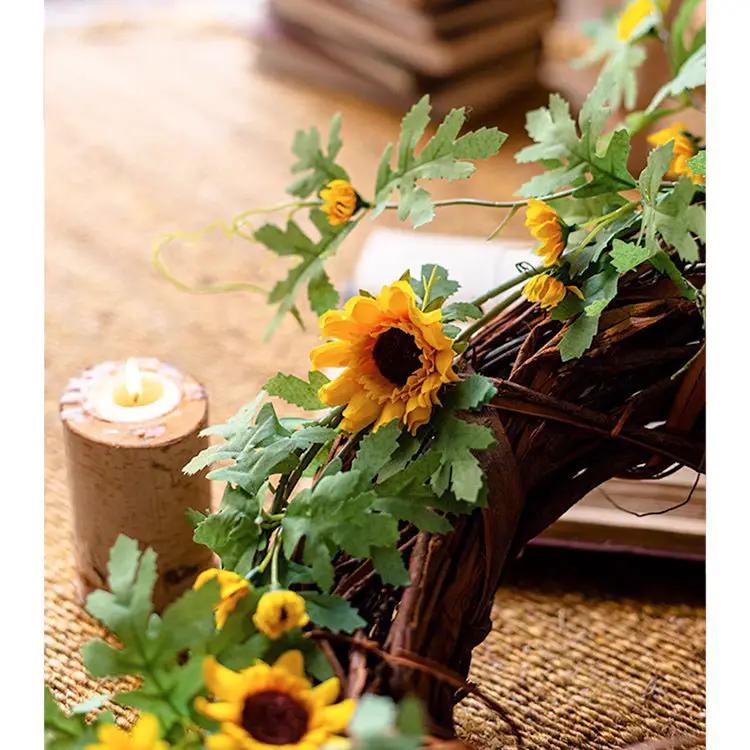 Sunlit Bloom Sunflower Garland 51" Long by RusticReach