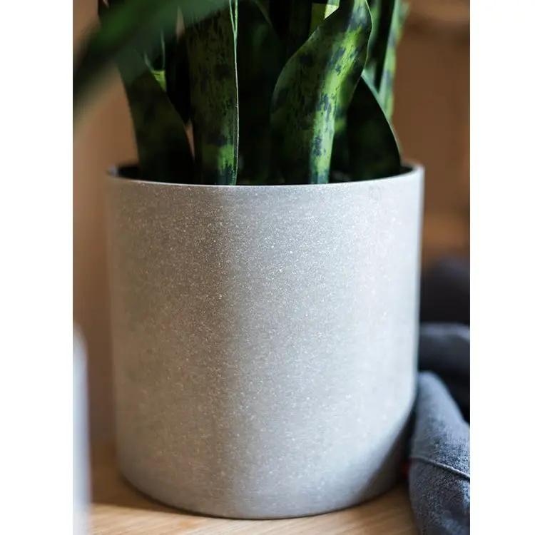 Faux Artificial Snake Plant In Pot Green by RusticReach