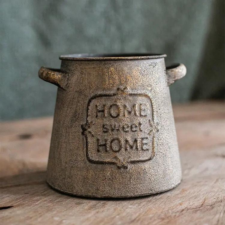 Restoration Sweet Home Flower Pot by RusticReach