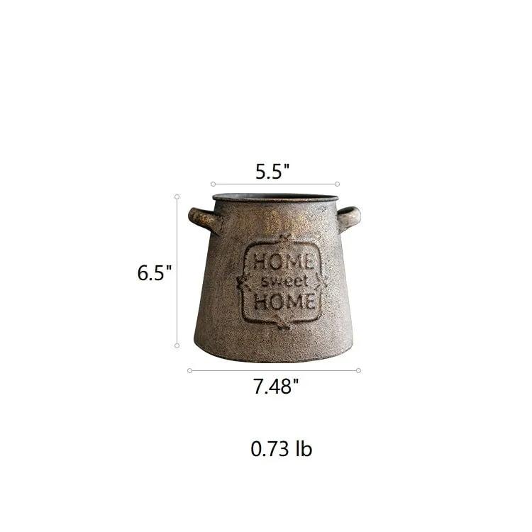Restoration Sweet Home Flower Pot by RusticReach