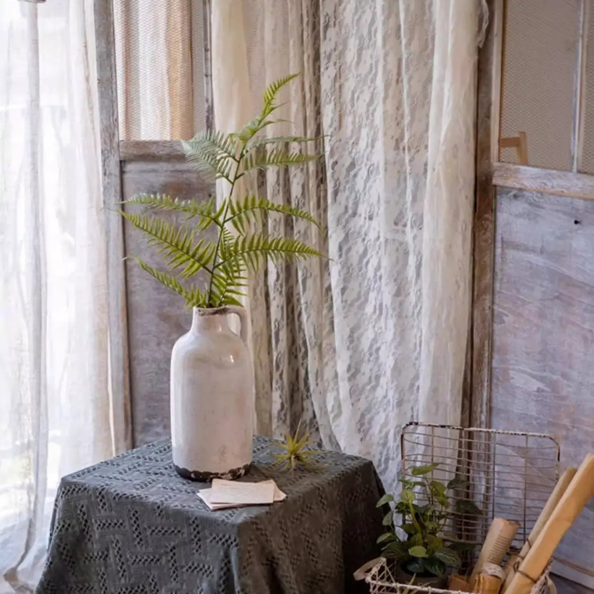 Artificial Tall Fern Leaf Stem by RusticReach