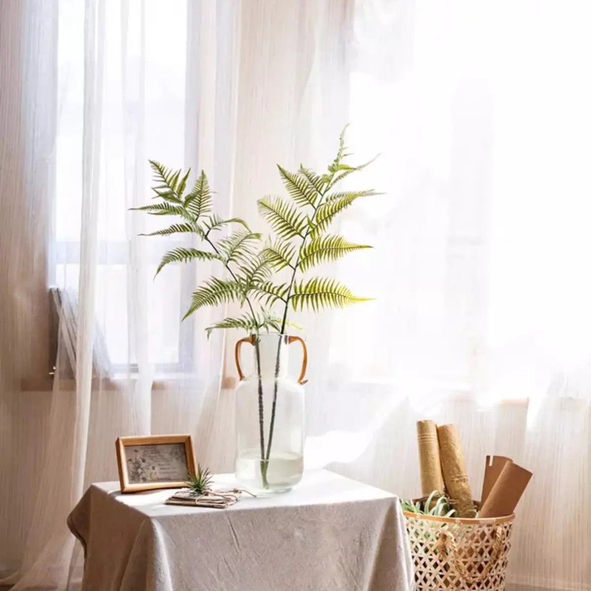 Artificial Tall Fern Leaf Stem by RusticReach