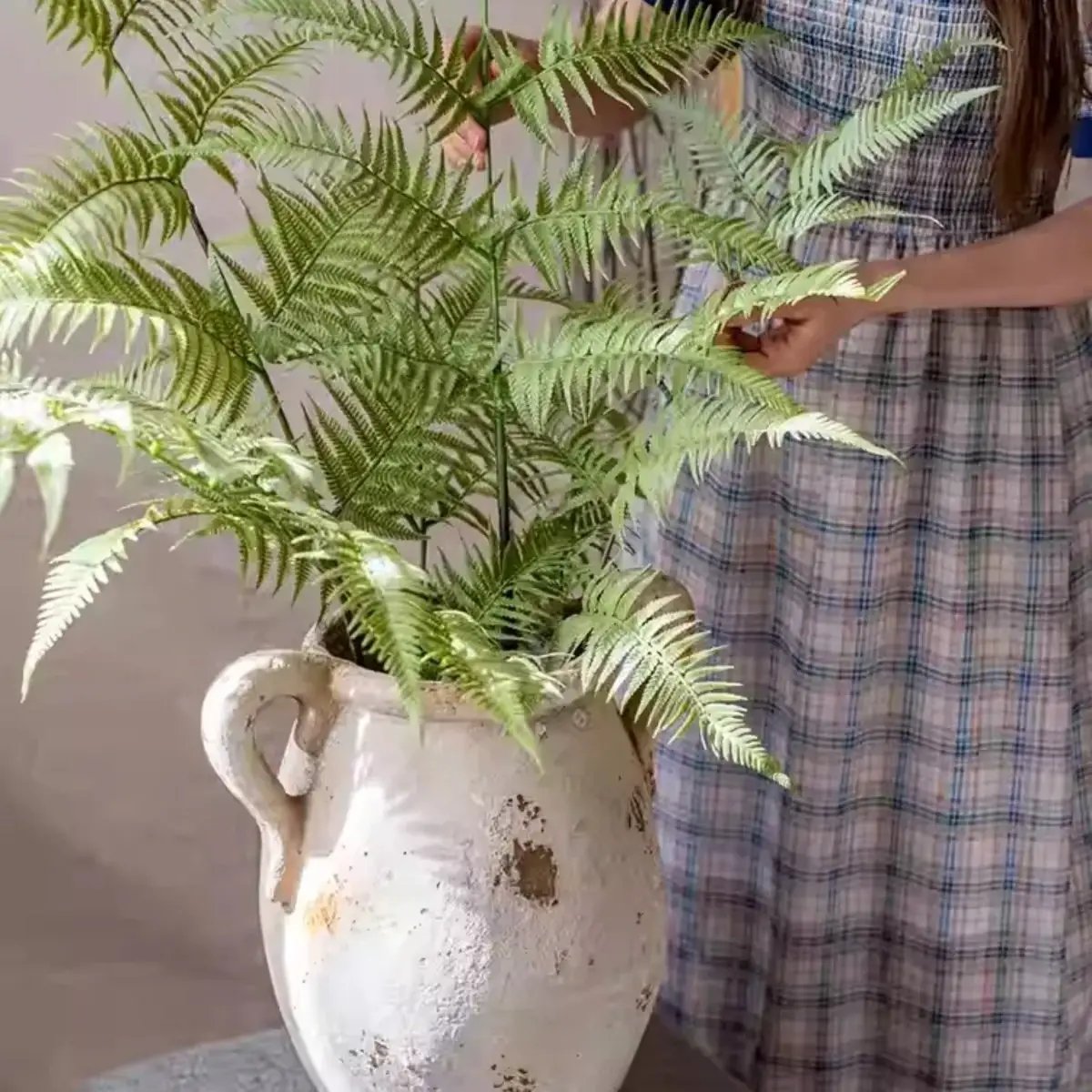 Artificial Tall Fern Leaf Stem by RusticReach