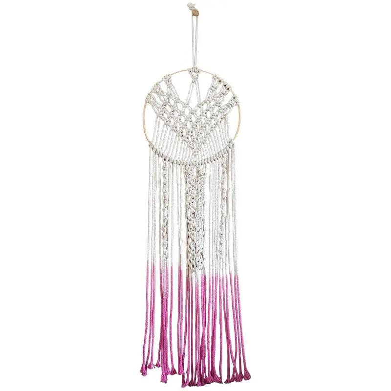 Bohemia Style Tapestry Pink Round by RusticReach