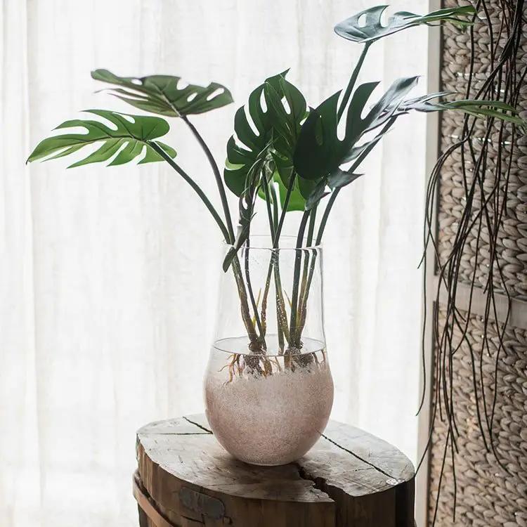 Artificial Faux Real Touch Turtle Leaf Stem Bunch by RusticReach