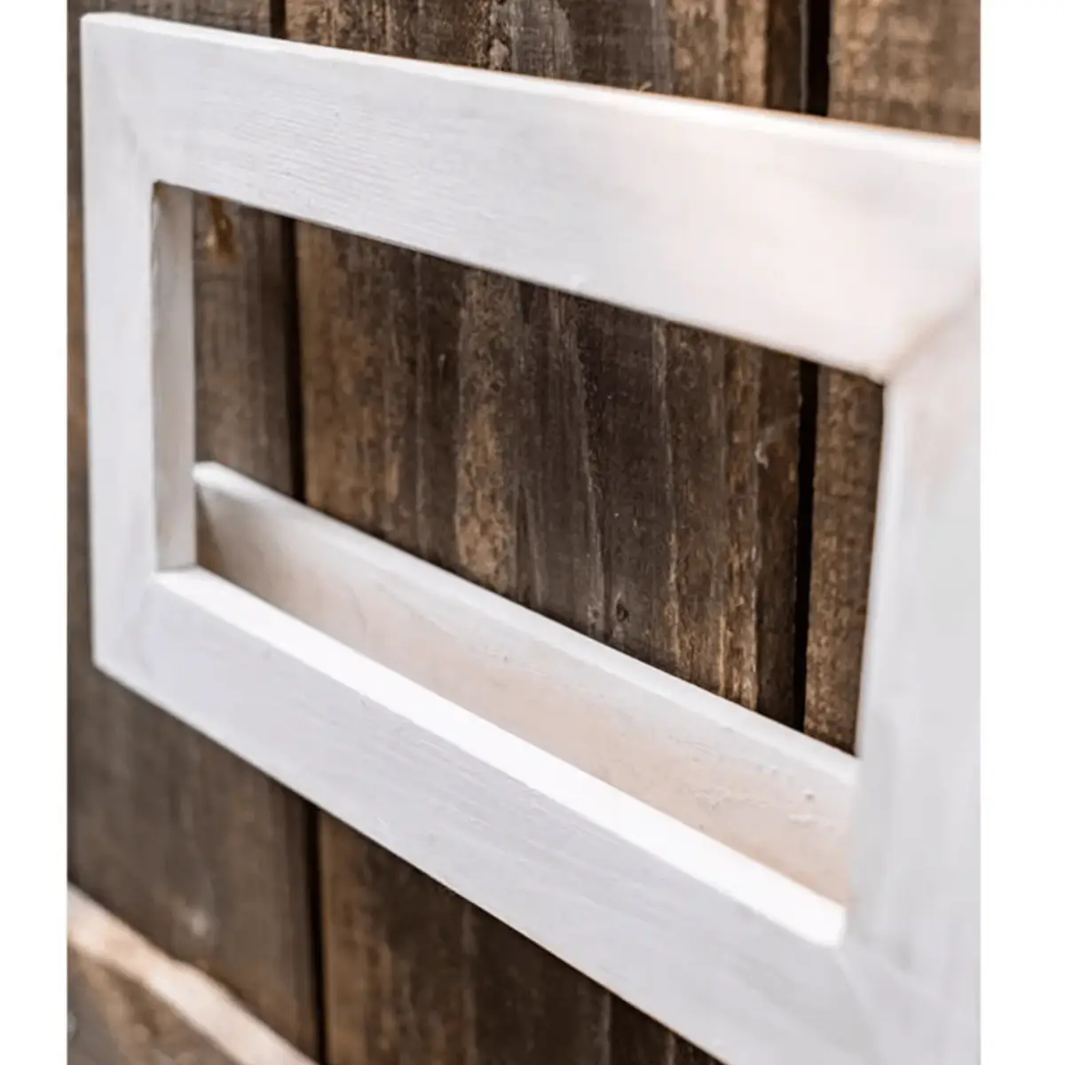 Wood Hanging Floral Frame by RusticReach