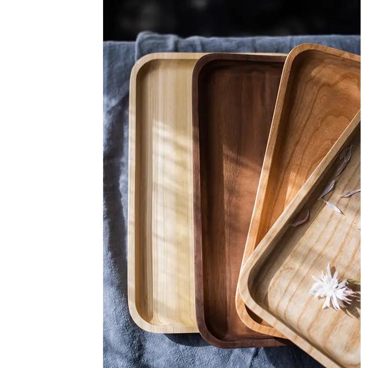 Natural Wood Plate Serving Tray by RusticReach