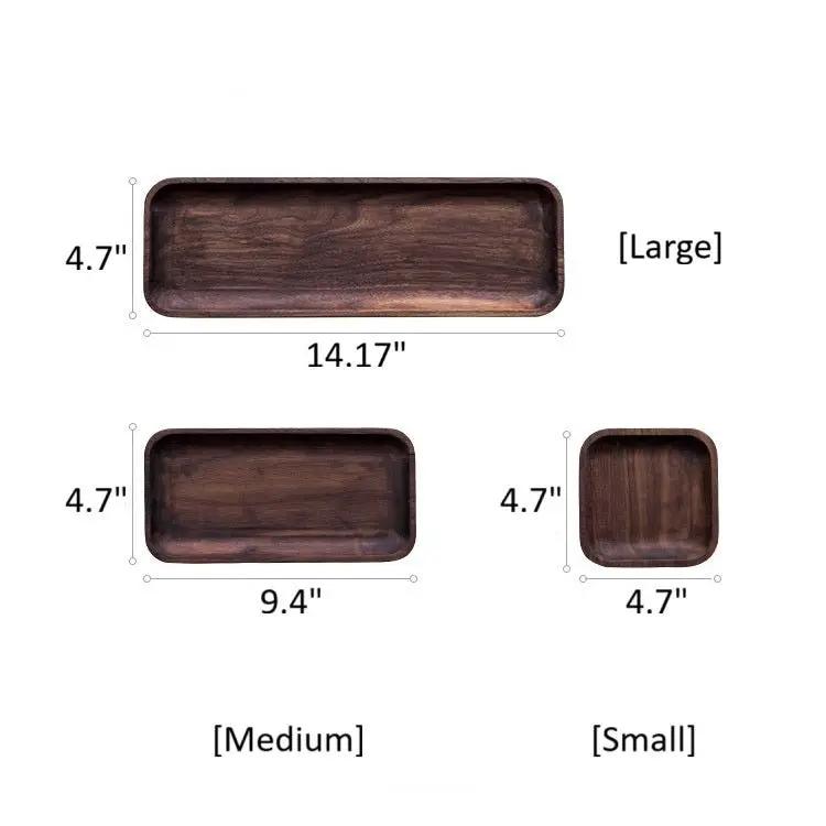 Solid Wood Snack Plate by RusticReach