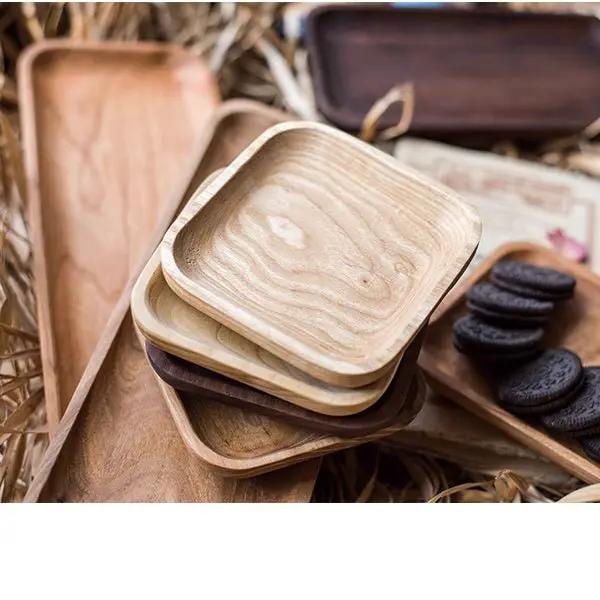 Solid Wood Snack Plate by RusticReach