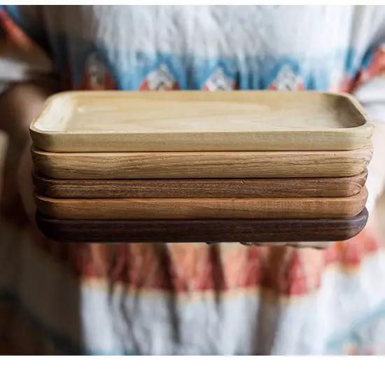 Solid Wood Snack Plate by RusticReach