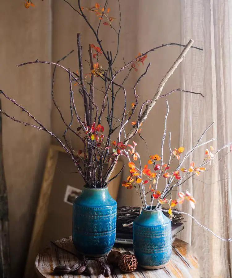 Whitewashed Twig Decorative Branch 22" Tall by RusticReach